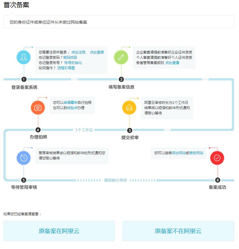 阿里云最新备案教程和注意事项